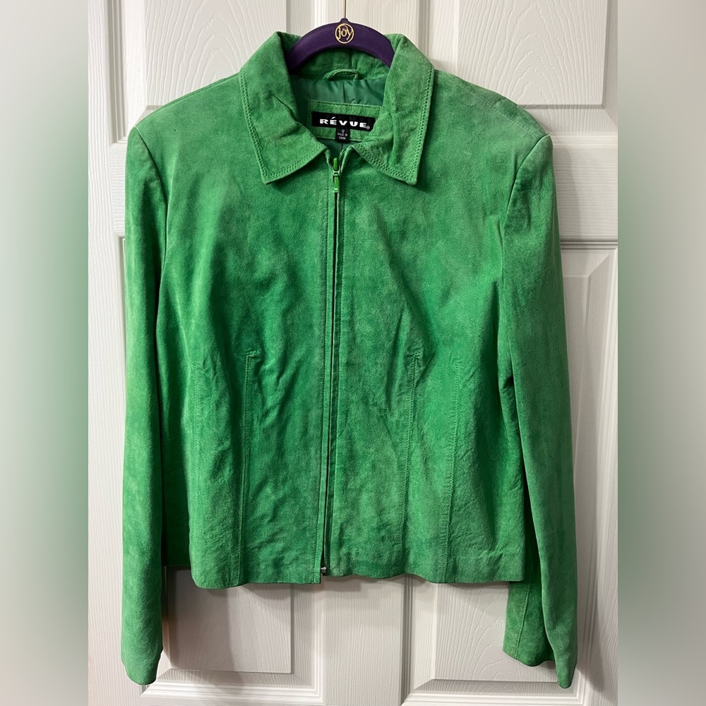 Suede Dress Jacket